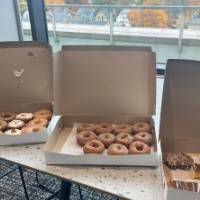 Donuts for the treat!